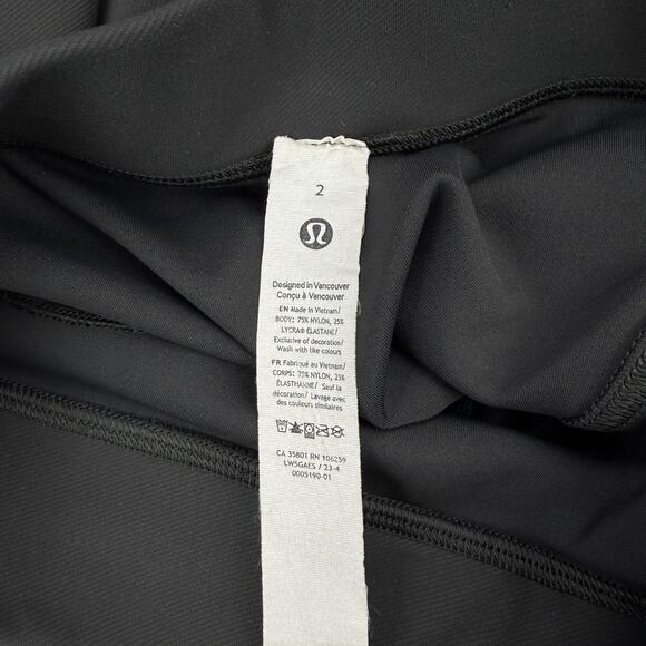 LULULEMON Wunder Train Aerobic High-Rise Tight 25" Size 2 Graphite Grey - Picture 8 of 9